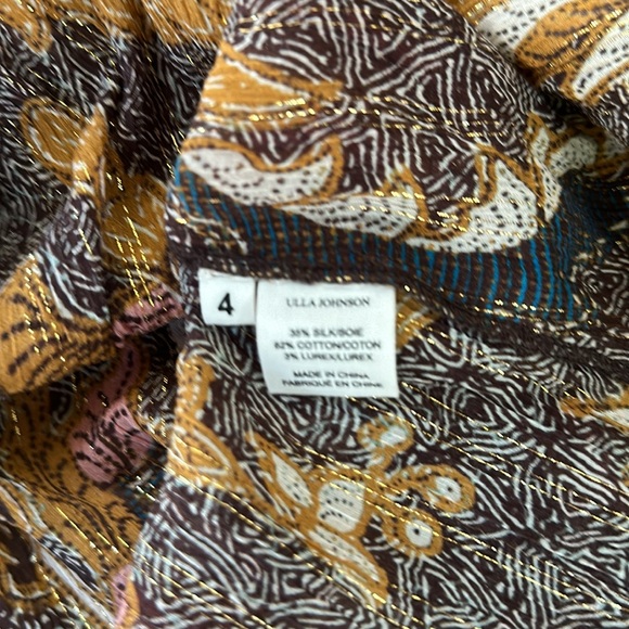 Ulla Johnson Lara Blouse in Amber - Picture 6 of 7